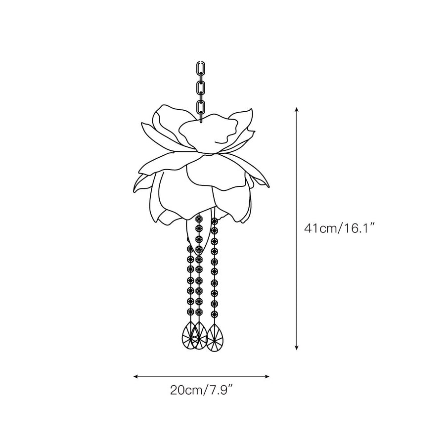 Lotus Feldman Pendant Lamp – detail 3 — Dimension drawings 1