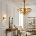 Charger l'image dans la visionneuse de la galerie, Lotus Leaf Layered Glass Chandelier