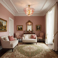 Load image into Gallery viewer, Lotus Leaf Layered Glass Chandelier