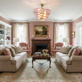Load image into Gallery viewer, Lotus Leaf Layered Glass Chandelier