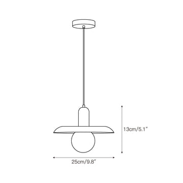 Lu Pendant Lamp – detail 3 — Dimension drawings 1