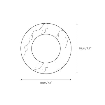 Lucie Flushmount Sconce – detail 4 — Dimension drawings 1