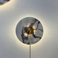 Load image into Gallery viewer, Lucie Marble Plug-in Wall Lamp
