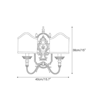 Lucille Wall Sconce – detail 3 — Dimension drawings 1