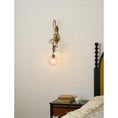 Load image into Gallery viewer, Evelyn Glass Rose Wall Sconce