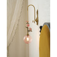 Load image into Gallery viewer, Evelyn Glass Rose Wall Sconce