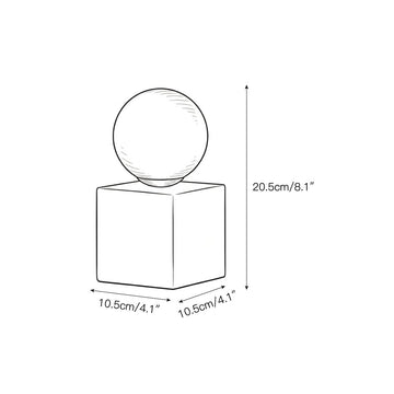 Lunas Terrazzo Table Lamp – detail 3 — Dimension drawings 1