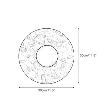 Lunas Terrazzo Wall Lamp – detail 4 — Dimension drawings 2