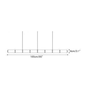 Lunvex Alabaster Linear Pendant Lamp – detail 8 — Dimension drawings 6