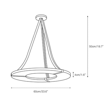 Luxembourg Alabaster Chandelier – detail 3 — Dimension drawings 1