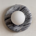 Load image into Gallery viewer, Orli Grey Marble Sconce