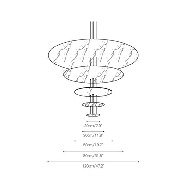 Sistema Macchina Chandelier – detail 6 — Dimension drawings 4