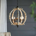 Load image into Gallery viewer, Maci Wood Pendant Lamp