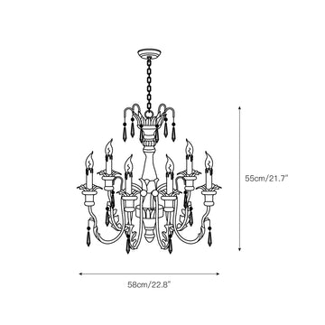 Maison Chandelier – detail 3 — Dimension drawings 1