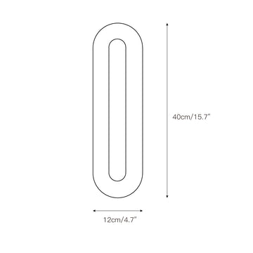 Marmo Wall Lamp – detail 3 — Dimension drawings 1