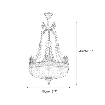 Marselle Chandelier – detail 3 — Dimension drawings 1