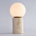 Load image into Gallery viewer, Maxax Deeluxe Travertine Table Lamp