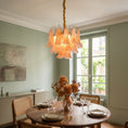 Load image into Gallery viewer, Confetti Glass Tiered Chandelier