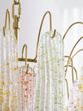 Load image into Gallery viewer, Confetti Glass Tiered Chandelier