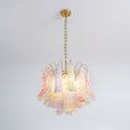 Load image into Gallery viewer, Confetti Glass Tiered Chandelier