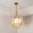 Load image into Gallery viewer, Confetti Glass Tiered Chandelier