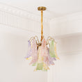 Load image into Gallery viewer, Confetti Glass Tiered Chandelier