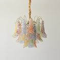 Load image into Gallery viewer, Confetti Glass Tiered Chandelier