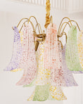 Load image into Gallery viewer, Confetti Glass Tiered Chandelier