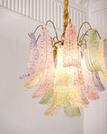 Load image into Gallery viewer, Confetti Glass Tiered Chandelier