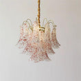 Load image into Gallery viewer, Confetti Glass Tiered Chandelier