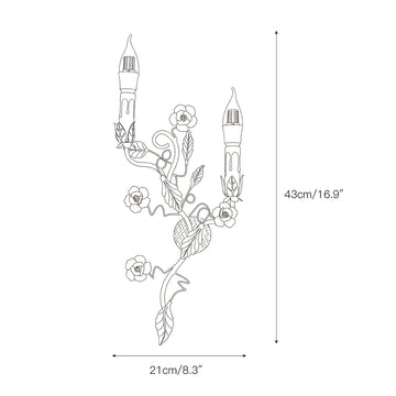 Mechini Wall Lamp – detail 3 — Dimension drawings 1