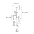 Load image into Gallery viewer, Melange Alabaster Cluster Chandelier