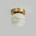 Load image into Gallery viewer, Melange Alabaster Ceiling Light