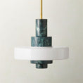 Charger l'image dans la visionneuse de la galerie, Mercury Green Marble Pendant Lamp