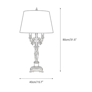 Metamorphosis Table Lamp – detail 3 — Dimension drawings 1