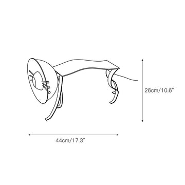 Micha Cat Table Lamp – detail 4 — Dimension drawings 2
