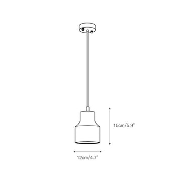 Millson Alabaster Pendant Light – detail 3 — Dimension drawings 1