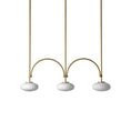 Load image into Gallery viewer, Milo Linear Brass Glass Pendant Lamp