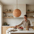 Load image into Gallery viewer, Miramar Rattan Round Pendant Lamp