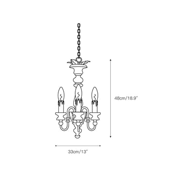 Modway Bountiful Pendant Light – detail 3 — Dimension drawings 1