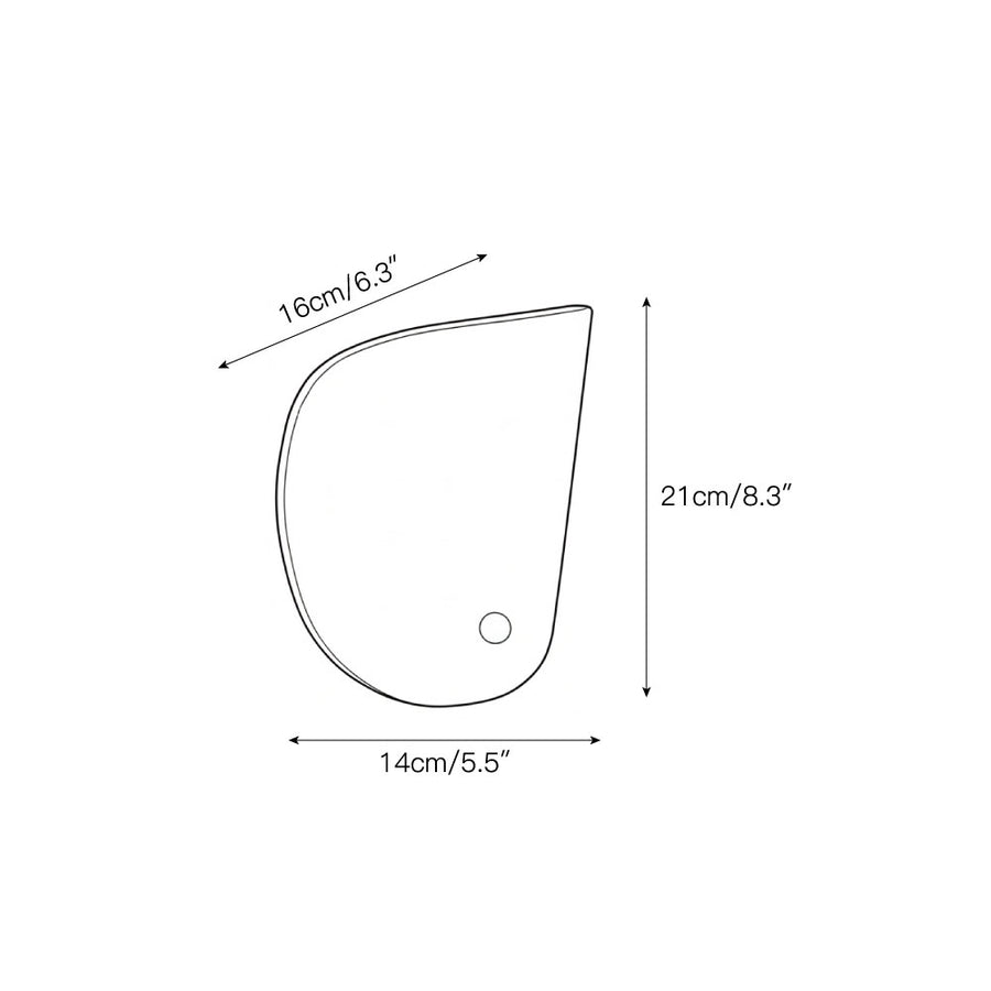 Monet Onyx Wall Lamp – detail 3 — Dimension drawings 1