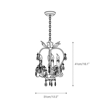 Monteleone Chandelier – detail 3 — Dimension drawings 1