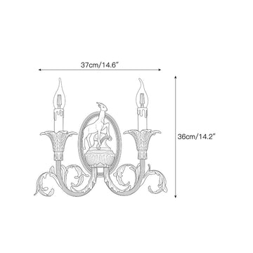Murray Wall Sconce – detail 3 — Dimension drawings 1
