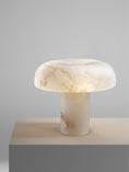 Load image into Gallery viewer, Mushroom Type Alabaster Table Lamp