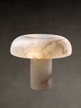Load image into Gallery viewer, Mushroom Type Alabaster Table Lamp