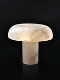 Load image into Gallery viewer, Mushroom Type Alabaster Table Lamp