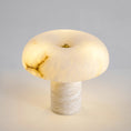 Load image into Gallery viewer, Mushroom Type Alabaster Table Lamp