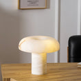 Load image into Gallery viewer, Mushroom Type Alabaster Table Lamp
