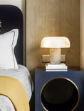 Load image into Gallery viewer, Mushroom Type Alabaster Table Lamp