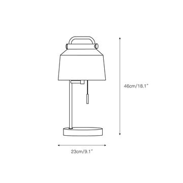 Naima Table Lamp – detail 3 — Dimension drawings 1